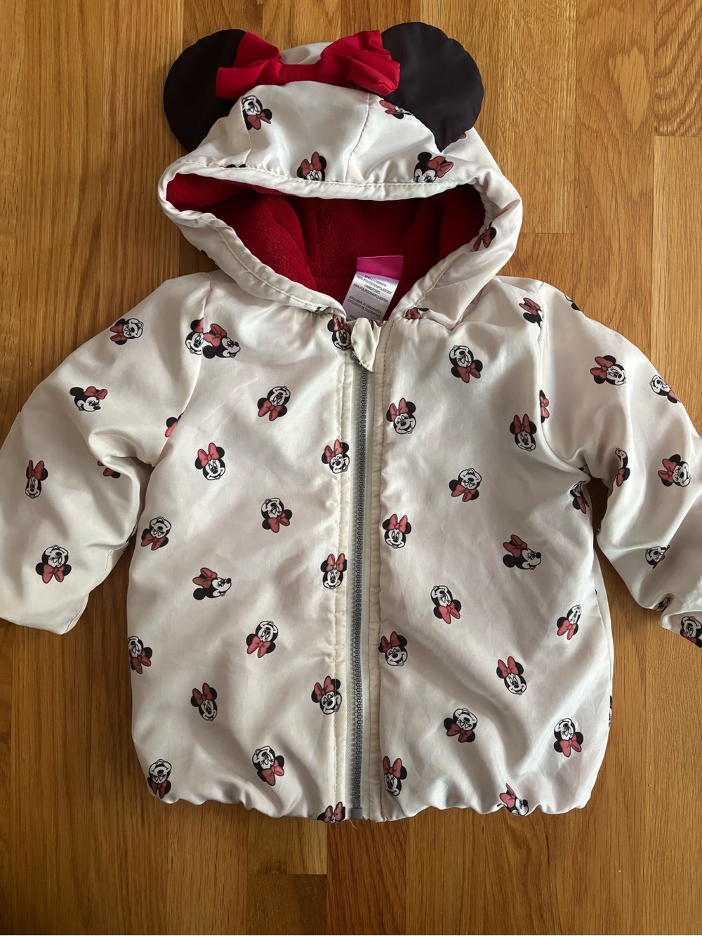 2T Disney Minnie Mouse Lined Jacket